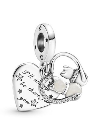 Pandora Cats & Hearts Charm 799546C01