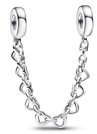 Pandora Linked Hearts Sterling silver safetychain 792274C00-05