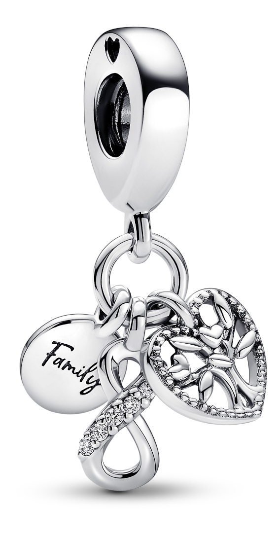 A mother's love is the heart of a family pandora charm top