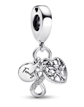 Pandora Moments Family Infinity Triple Sterling silver charm 792201C01