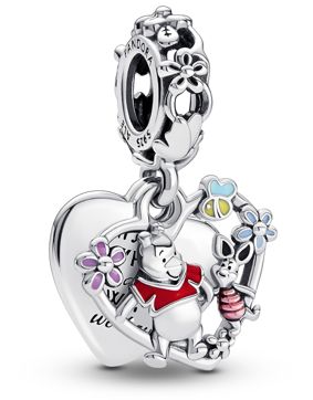 Pandora Disney x Pandora Winnie the Pooh & Piglet Sterling silver charm 792214C01
