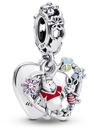 Pandora Disney x Pandora Winnie the Pooh & Piglet Sterling silver charm 792214C01