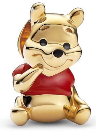 Pandora Disney x Pandora Winnie the Pooh Bear 14k gold-plated charm 762212C01