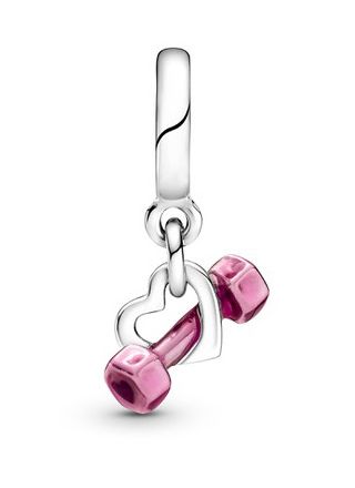 Pandora Dumbbell & Heart Charm 799545C01