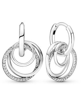 Pandora Family Always Encircled earrings 291156C01