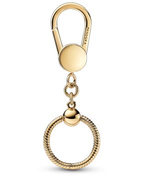 Pandora Moments Small Bag Charm Holder 14k gold-plated 362237C00