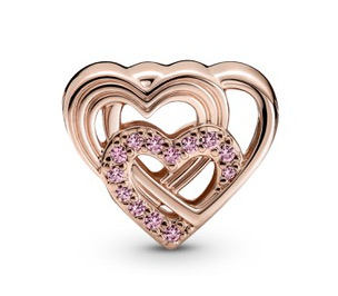 Pandora intertwined heart charm sale