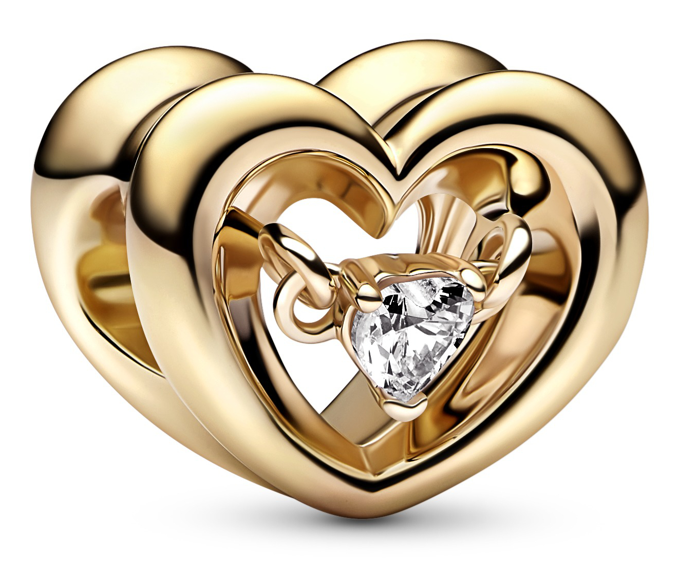 Heart Charm Pandora Floating Pandora Rose Gold Floating Pandora Charms Reflexions Rose Floating Heart  Dunkin's Diamonds
