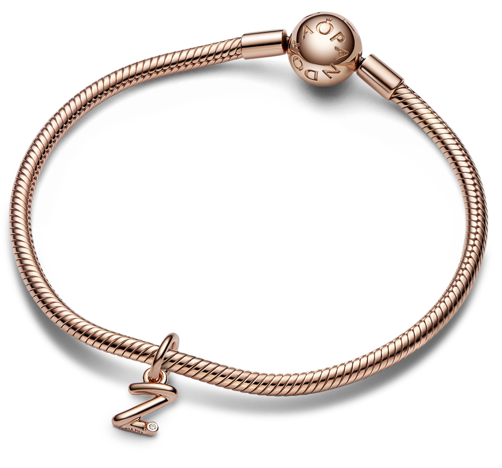 Pandora Jewelry Pandora Z Charm Pandora Moments Letter Z Script