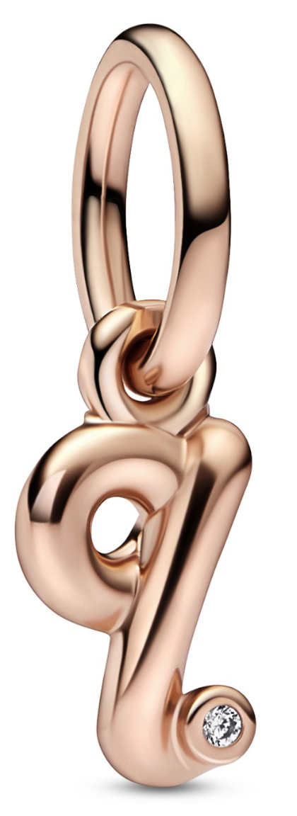 Pandora Moments Letter d Script Alphabet initial jewelry charm