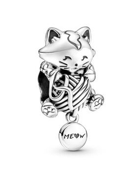Pandora Kitten & Yarn Ball Charm 799535C00