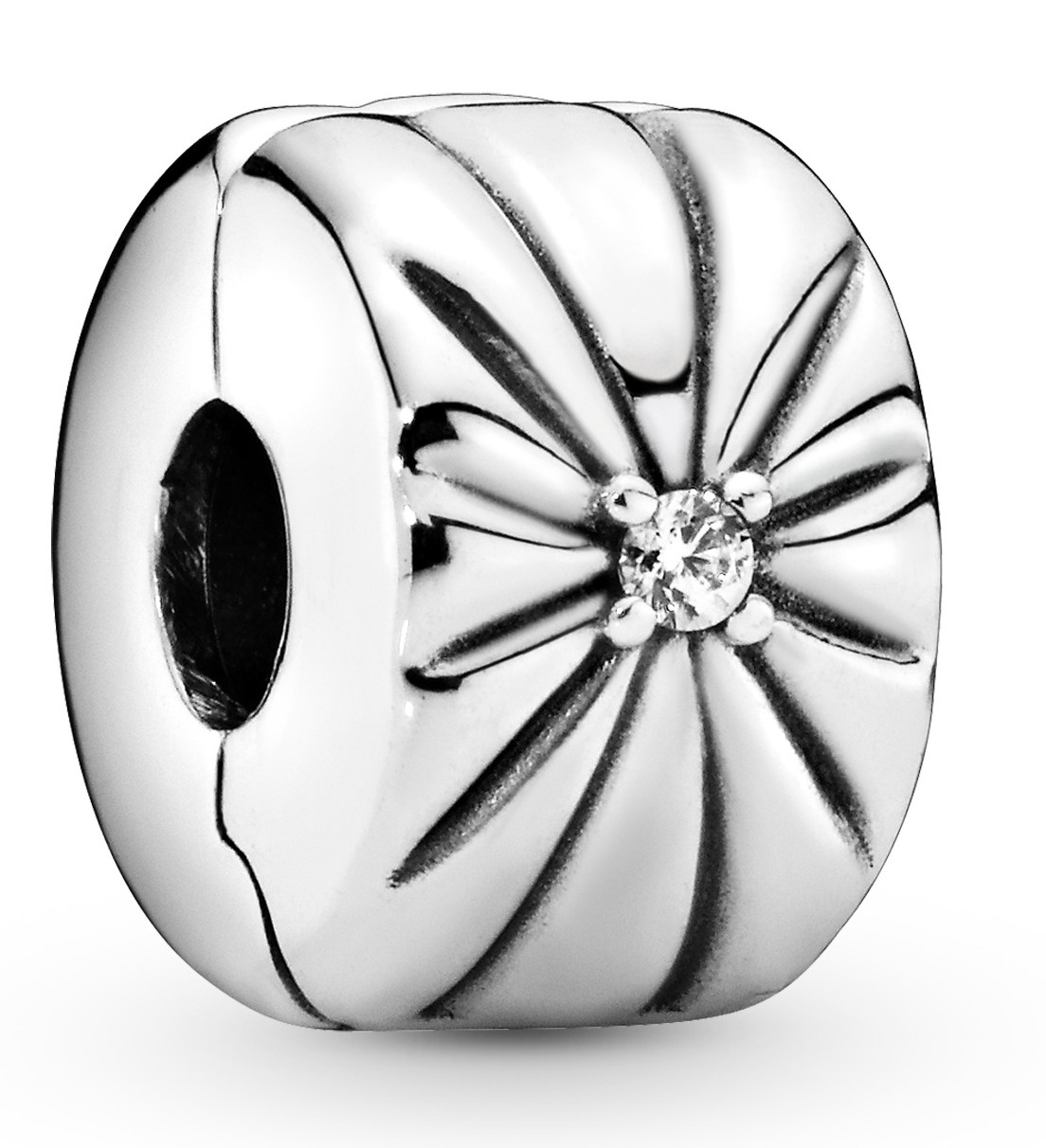 Pandora Sparkling sunburst clip charm 798614C01