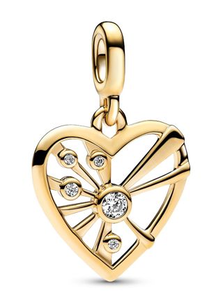 Pandora ME Heart & Rays Medallion charm 762691C01