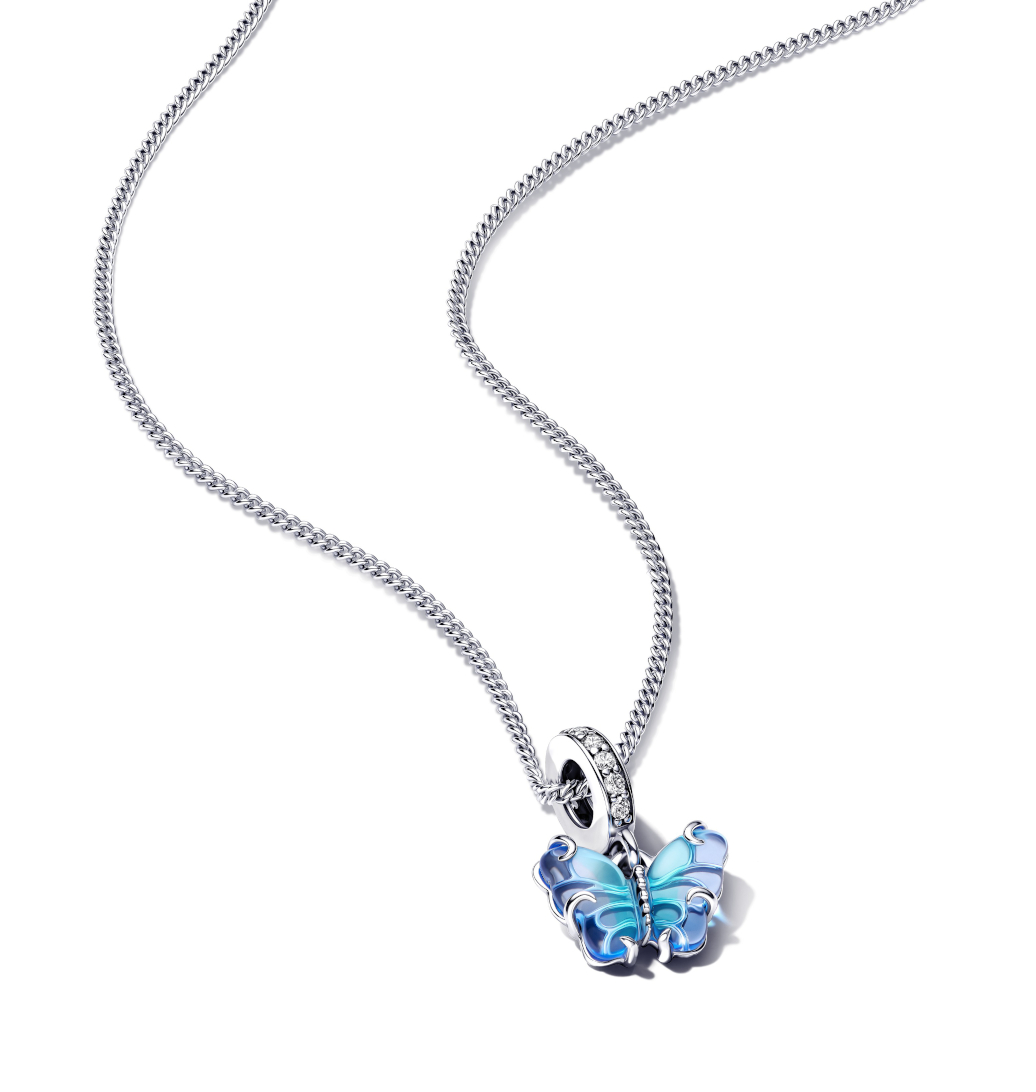Pandora Blue Butterfly Dangle Charm Butterfly Pendant Pandora