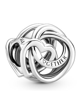 Pandora Moments Family Always Encircled Heart Sterling silver charm 791507C00