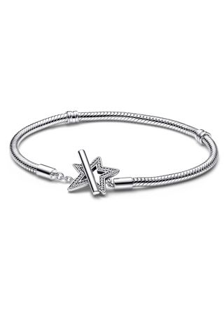 Pandora Moments Asymmetric Star T-bar bracelet 592357C01