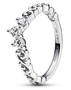 Pandora Ring Stackable Regal Swirl Tiara Sterling silver ring 192232C01