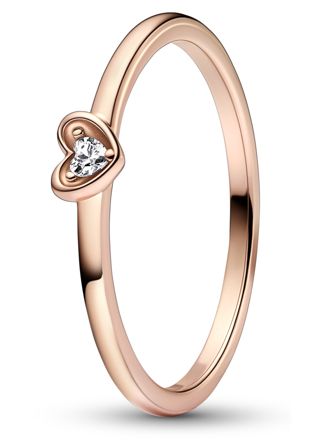 Pandora Moments Ring Stackable Radiant Heart ring 182495C01