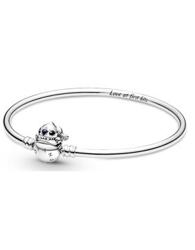 Pandora Disney x Pandora Stitch Biting Clasp Bangle 591683C01