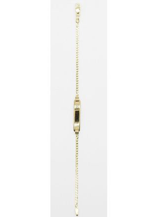 Gold Curb bracelet 16 cm PANSLA/16