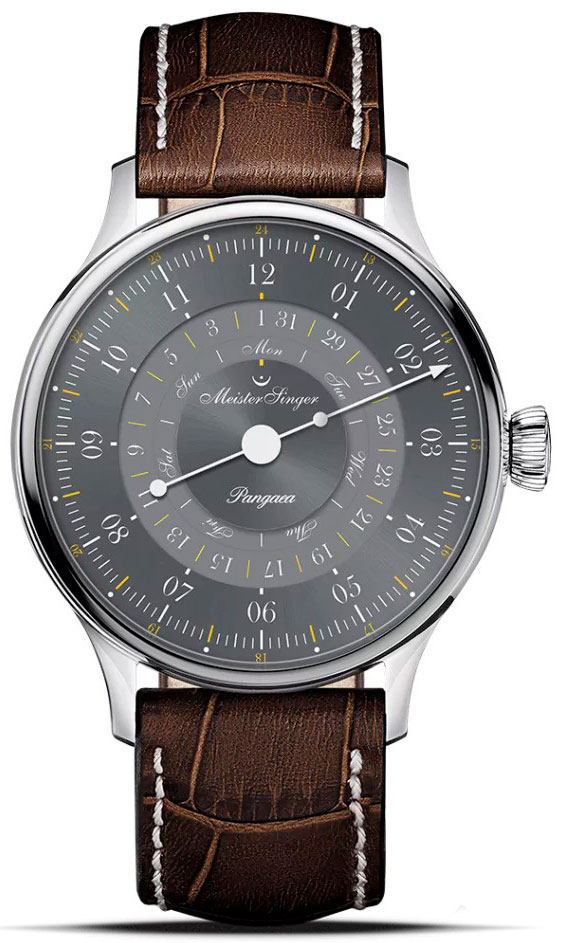 Meistersinger Pangaea Day Date 365 Gray PDD365927