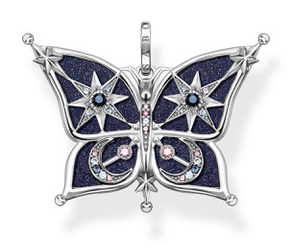 Thomas Sabo pendant butterfly star & moon silver PE929-945-7