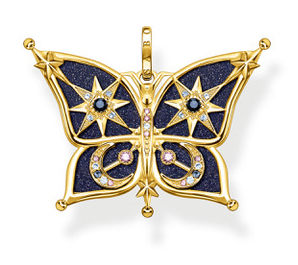 Thomas Sabo pendant butterfly star & moon gold PE929-963-7