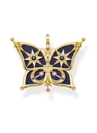 Thomas Sabo pendant butterfly star & moon gold PE929-963-7