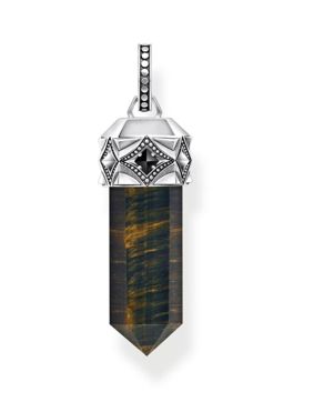 Thomas Sabo Rebel at Heart Rebel Crystal tigers eye pendant PE964-950-1