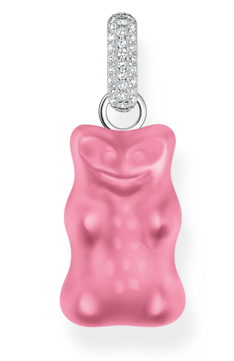 Thomas Sabo Haribo Large silver with pink goldbears and zirconia pendant PE967-052-9
