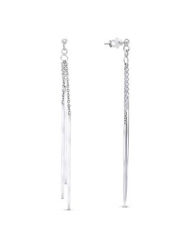 Lykken Casuals silver earrings dangling 3 cm
