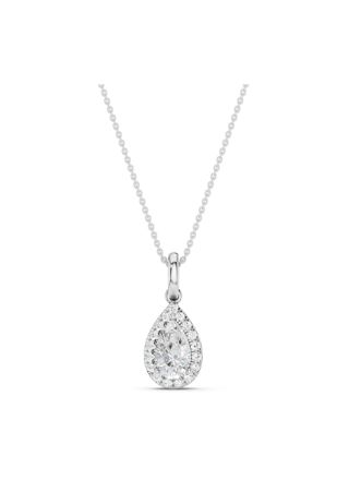 Midem Amsterdam diamond pendant 0.50ct white gold