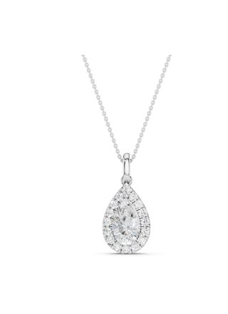 Midem Amsterdam diamond pendant 1.00ct white gold