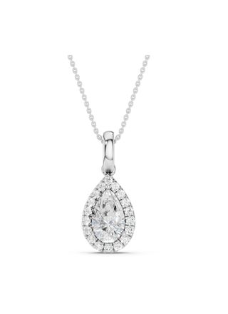 Midem Amsterdam diamond pendant 0.75ct white gold