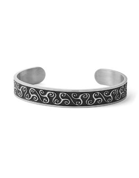 Lykken Viking Triskele cuff bracelet