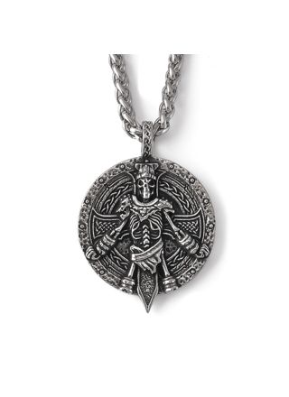 Lykka Viking Warrior steel necklace 60 cm 