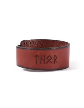 Lykka Viking leather bracelet Thor 18/20/22cm