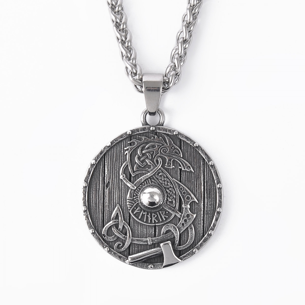 Lykka Viking stainless steel necklace Fenrir 60cm