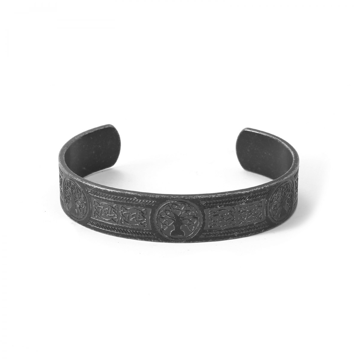 Lykka Viking stainless steel arm ring Yggdrasil 65mm