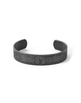Lykken Viking stainless steel arm ring Yggdrasil 65mm