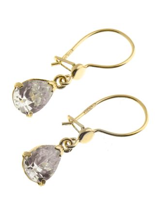 14ct Gold Zircon Earrings PK/5X7