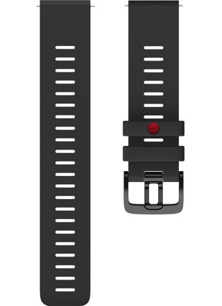 Polar Grit X black silicone strap 22mm 91081738