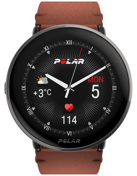Polar Ignite 3 Titanium Bronze Leather