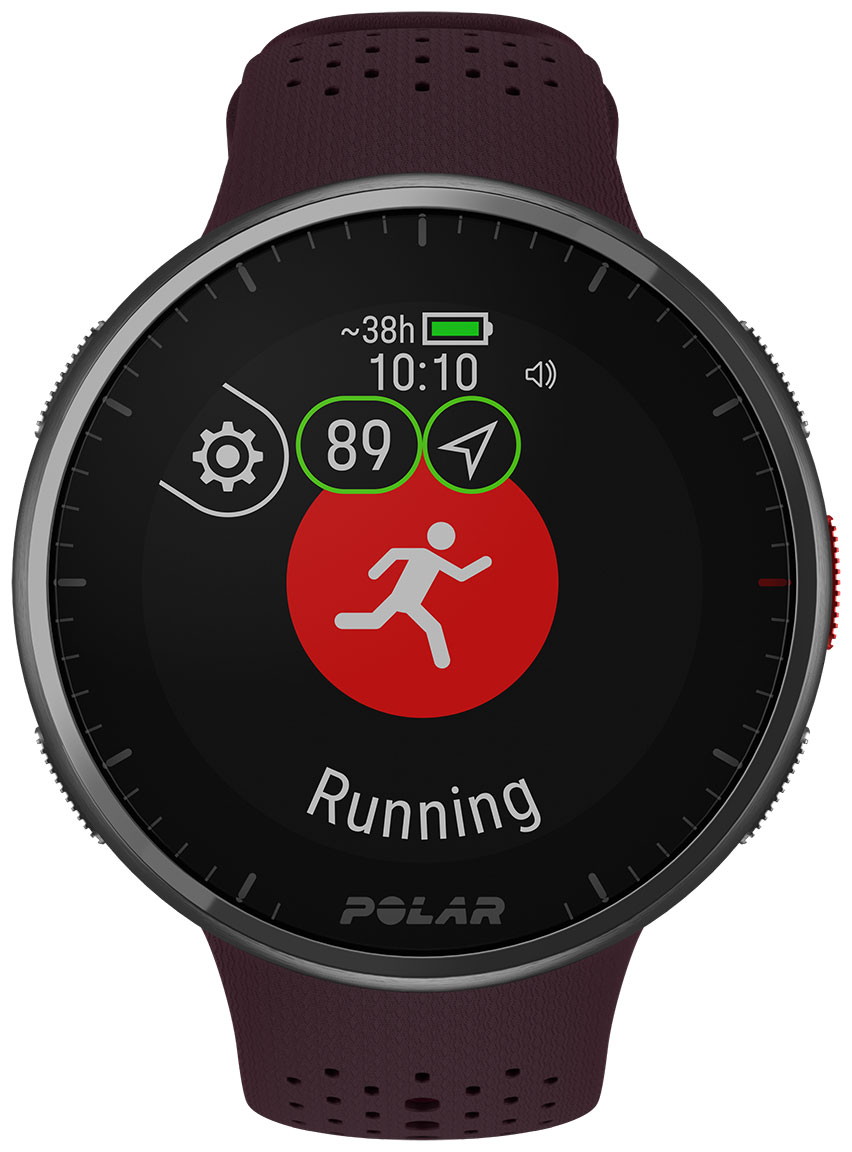Polar Pacer Pro Autumn Maroon watchesonline