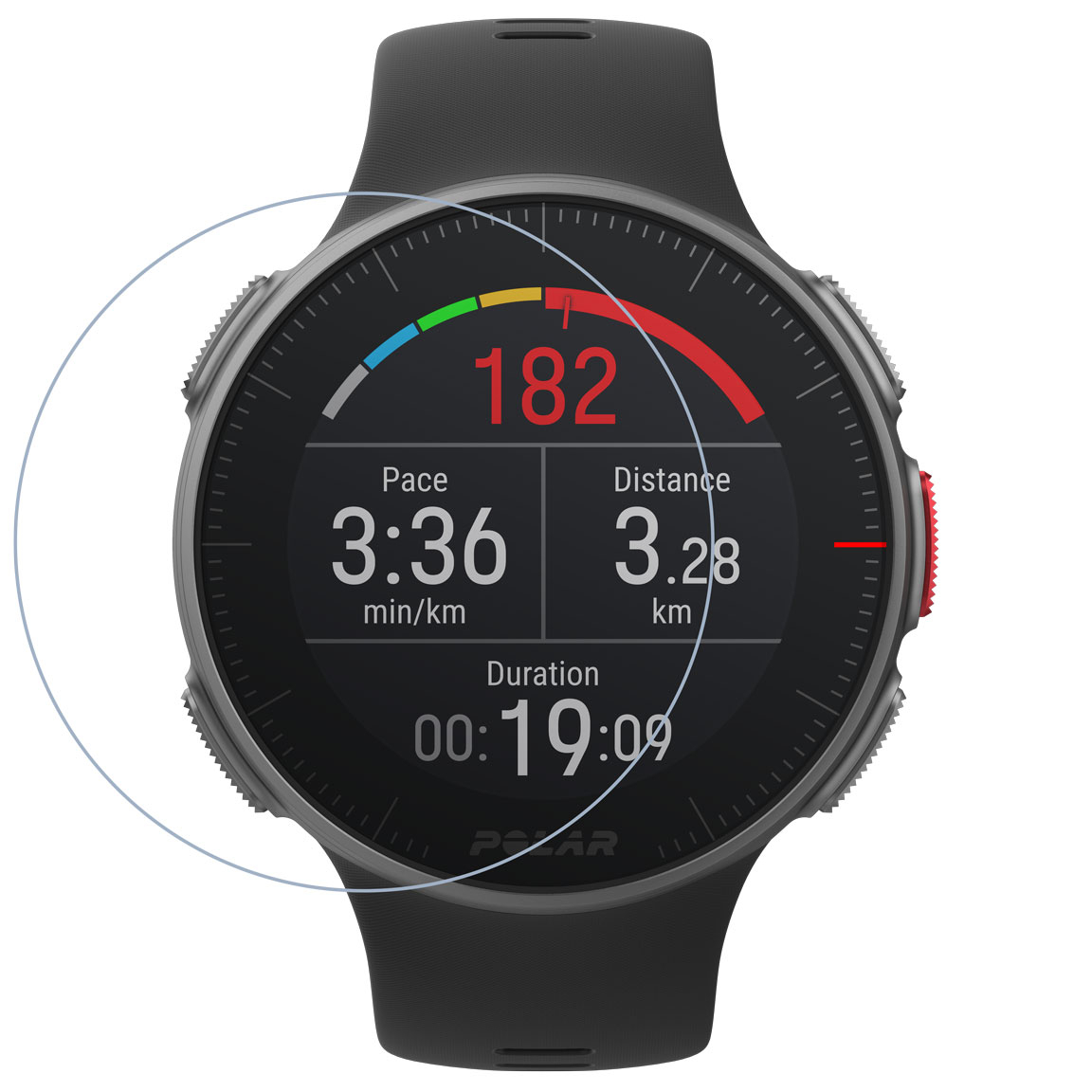 Screen protector glass for Polar Vantage M M2 V watchesonline
