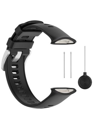 Tiera Polar Vantage V2 black watch strap silicone