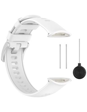 Tiera Polar Vantage V2 white watch strap silicone