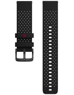 Polar Vantage V3 black silicone watch strap 22 mm S-L