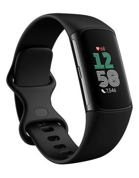 Fitbit Charge 6 fitness tracker Obsidian Band / Black Case
