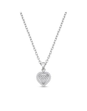 Lykken Hearts heart necklace silver 13mm